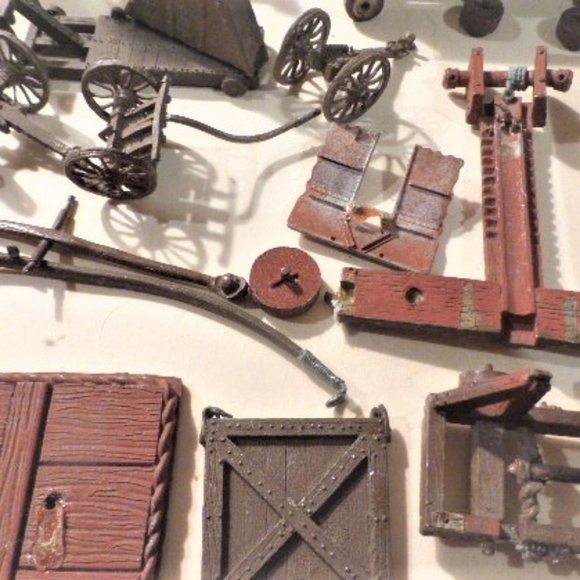 Huge Lot of LEAD Figures Lead WARRIORS Lead Men Unpainted Lead Figurines Dungeon - Picture 12 of 15